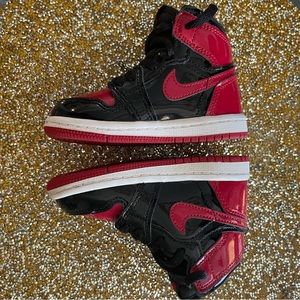 Black and red high top dunks 6c